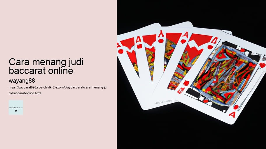 cara menang judi baccarat online