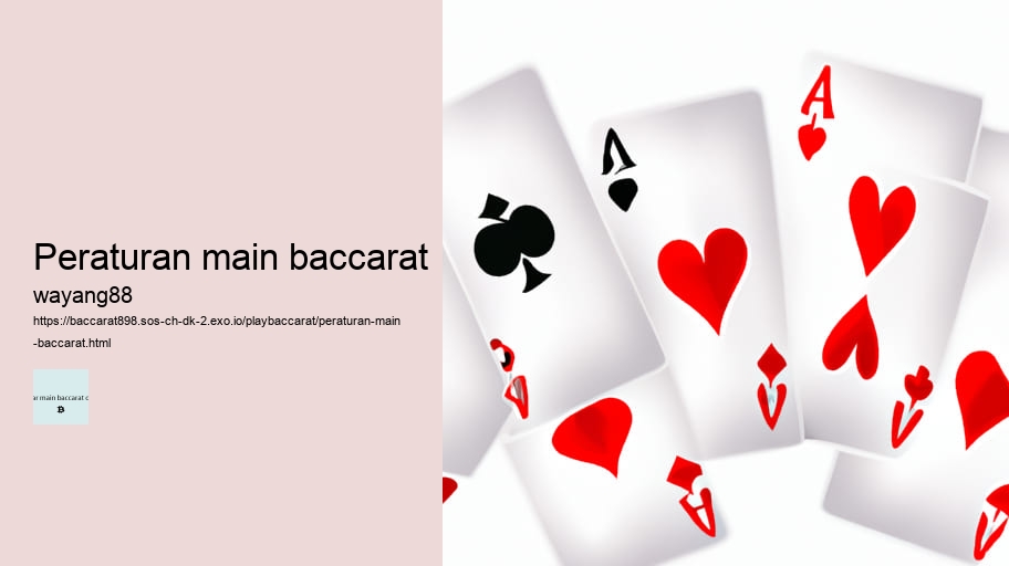 peraturan main baccarat